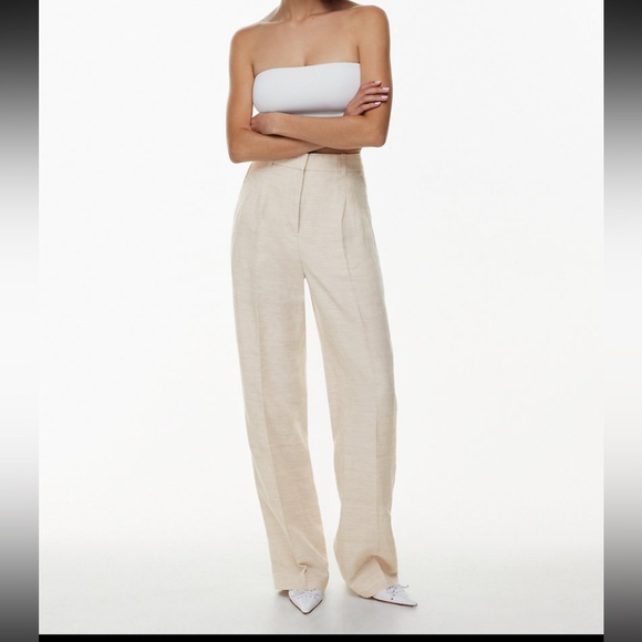 Aritzia Pants - Aritzia Effortless Linen Trousers (4)